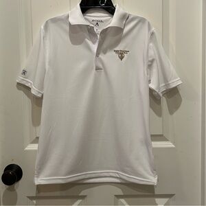 Antigua RTJ White Youth Golf Shirt